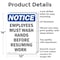 Signmission Safety Culture Sign, 10 in Width, Aluminum, Rectangle OS-2PACK-NS-A-1014-V-11970 - alternate 3